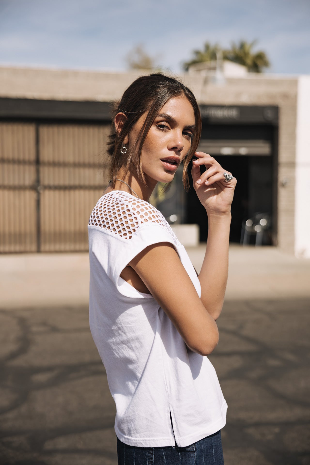 

V-neck T-shirt Woman Thomsen white | Freeman T. Porter