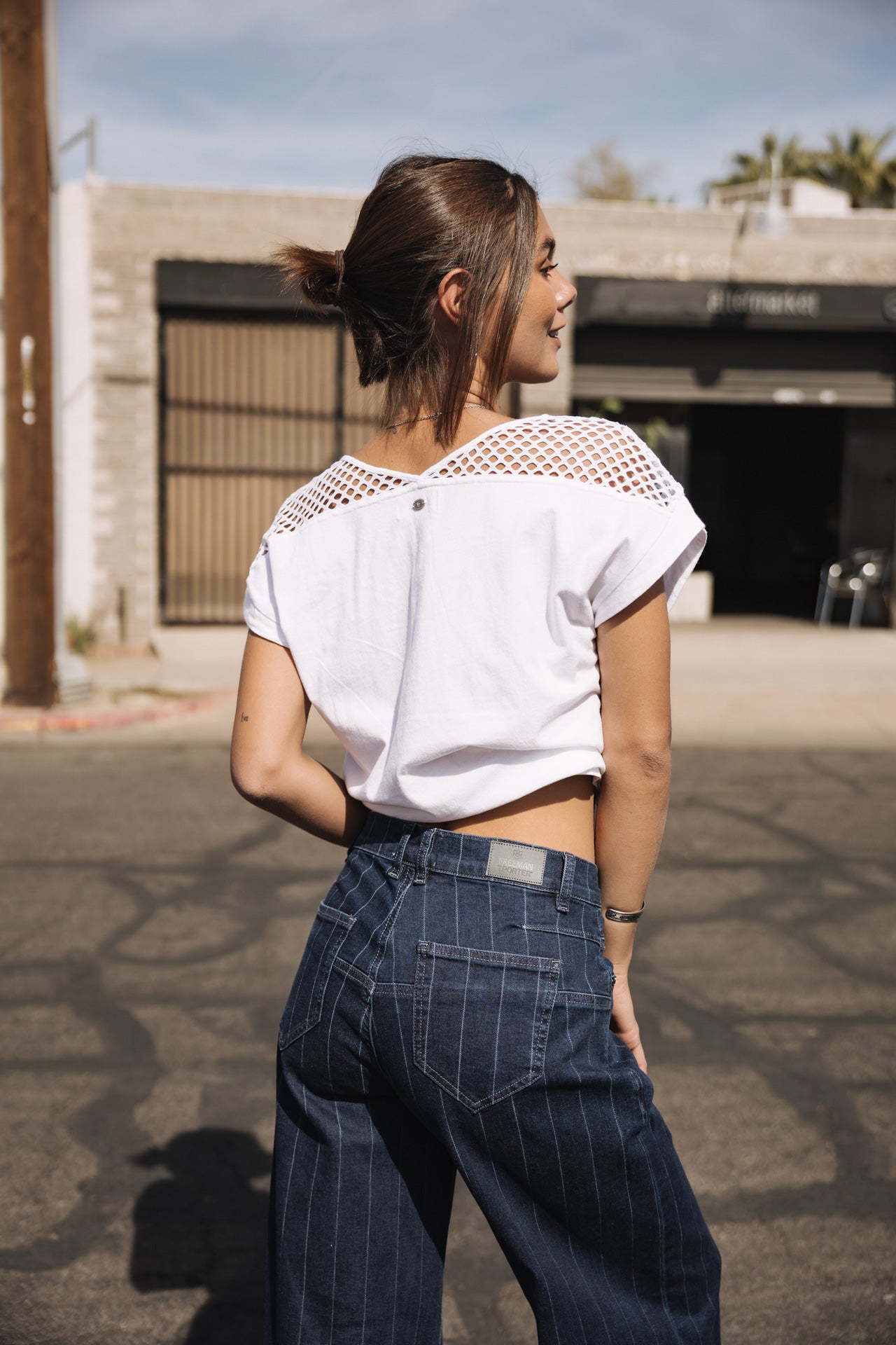 

V-neck T-shirt Woman Thomsen white | Freeman T. Porter