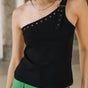 

Top asymétrique Femme Danae Rib black | Freeman T. Porter