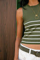 Dori Stripes Cropped XS