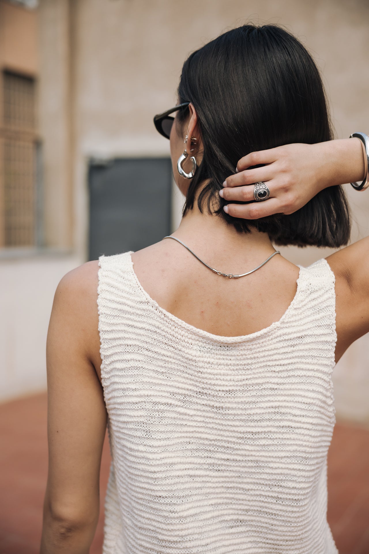 

Débadeur effet crochet Femme Duna off white | Freeman T. Porter