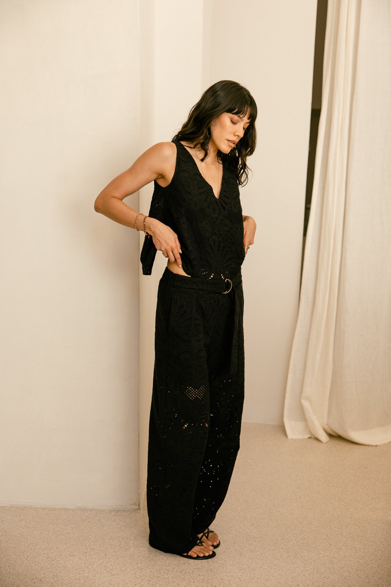 combinaison noire pour femme