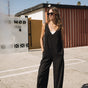 

Salopette loose en lin Femme Mariam black | Freeman T. Porter
