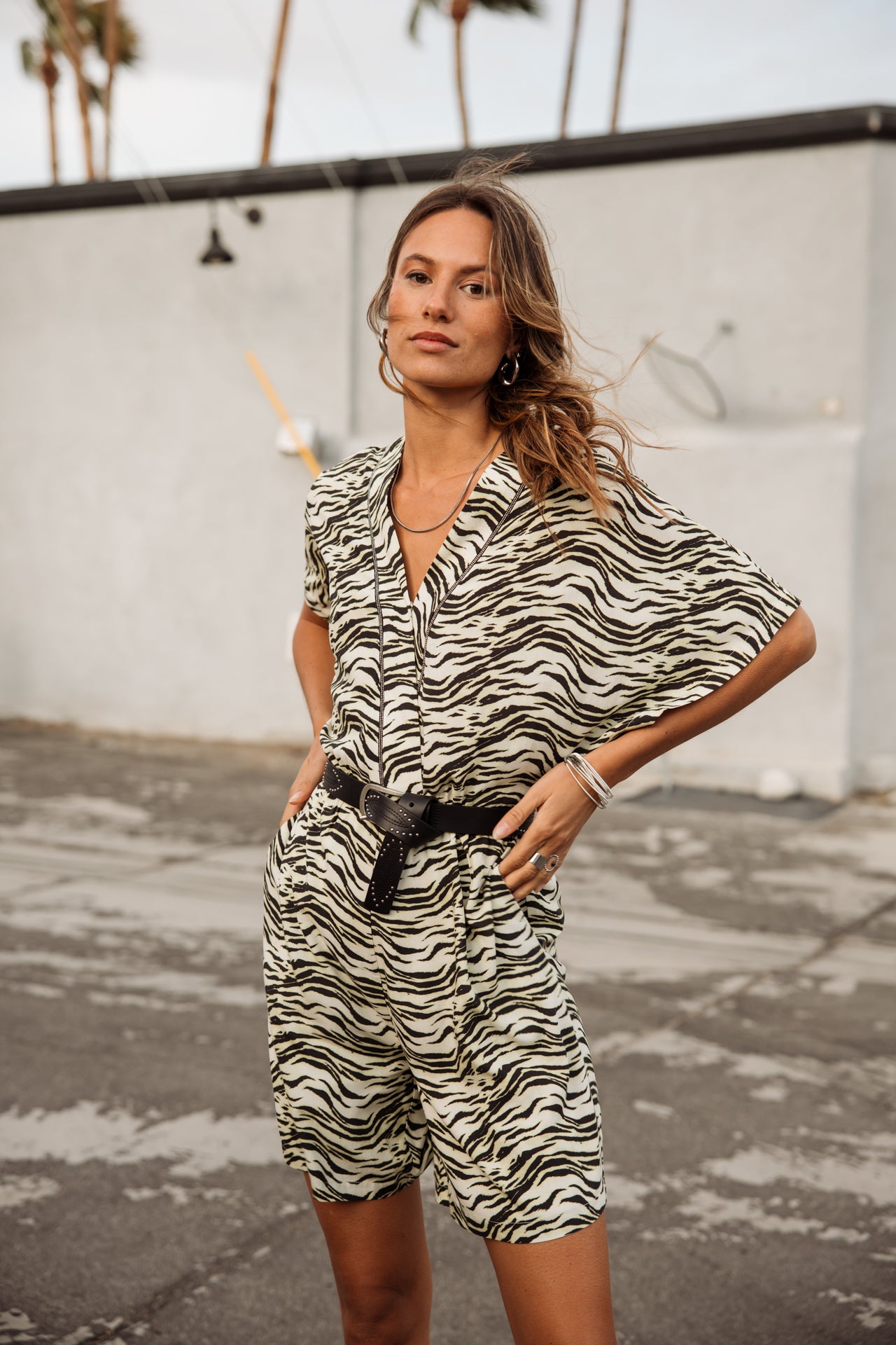 

Combishort Woman Clotilda Green Tiger original | Freeman T. Porter