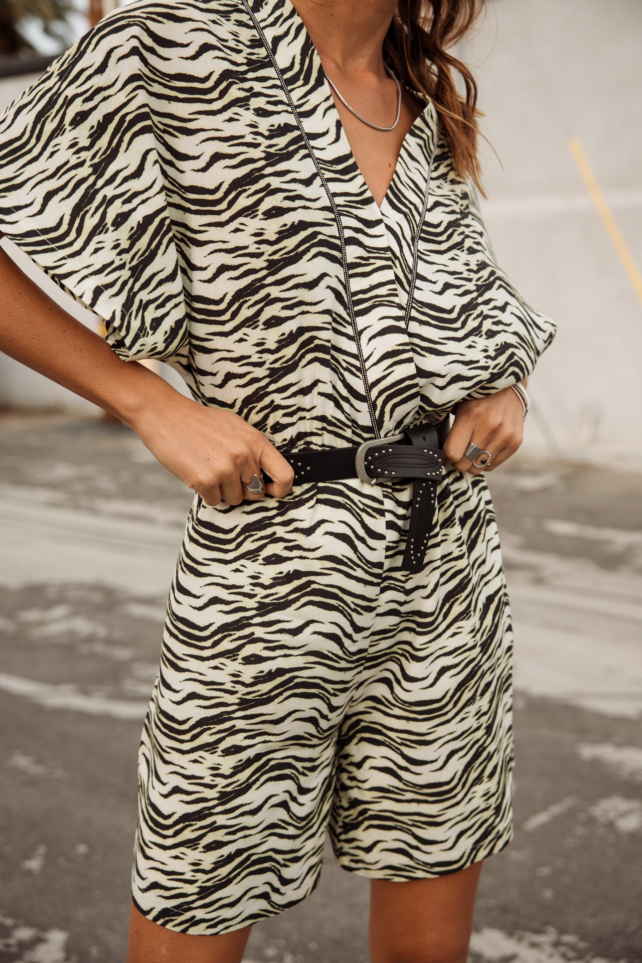

Combishort Woman Clotilda Green Tiger original | Freeman T. Porter