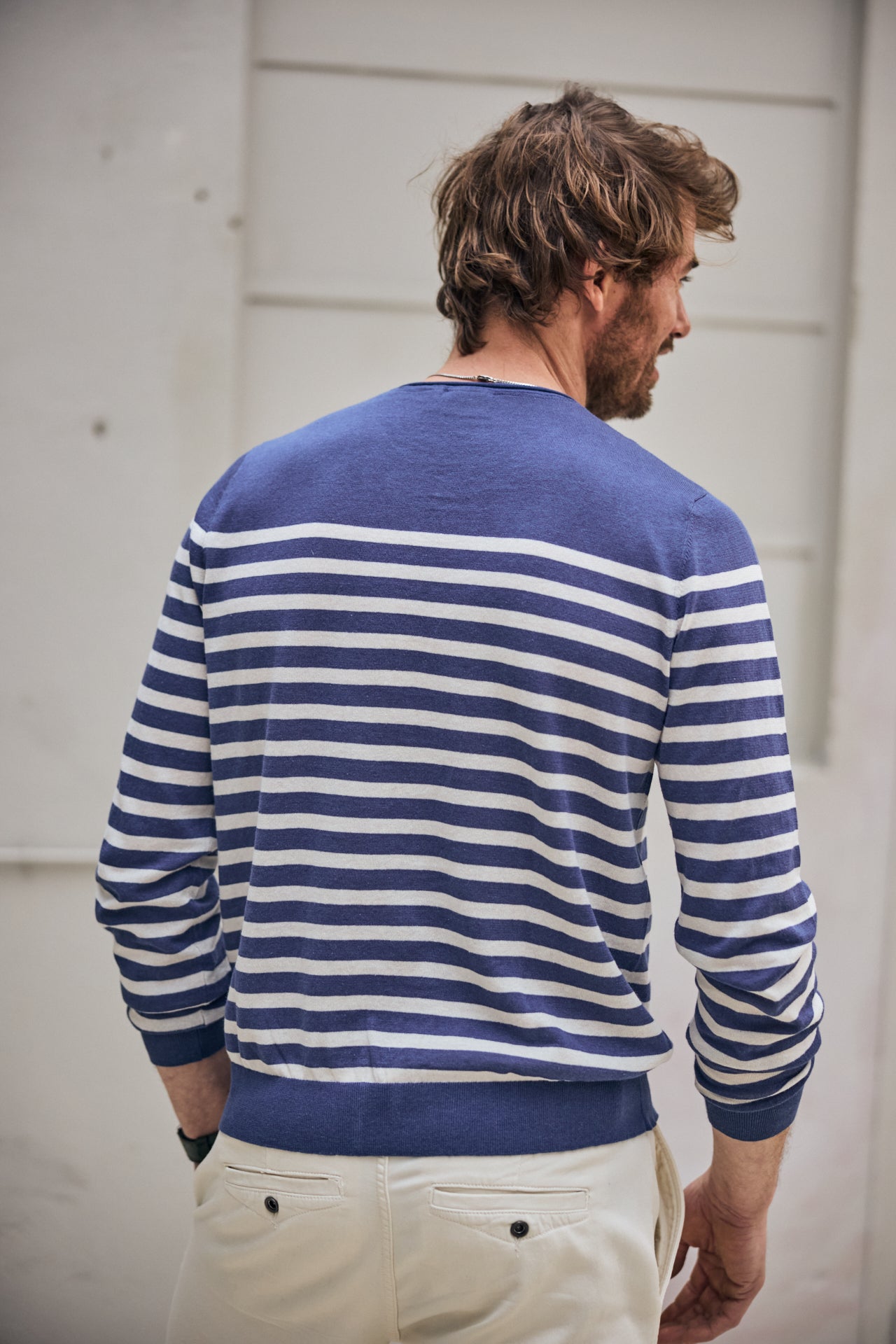

Pullover mit Rundhalsausschnitt Mann Sonny Argos vintage indigo | Freeman T. Porter