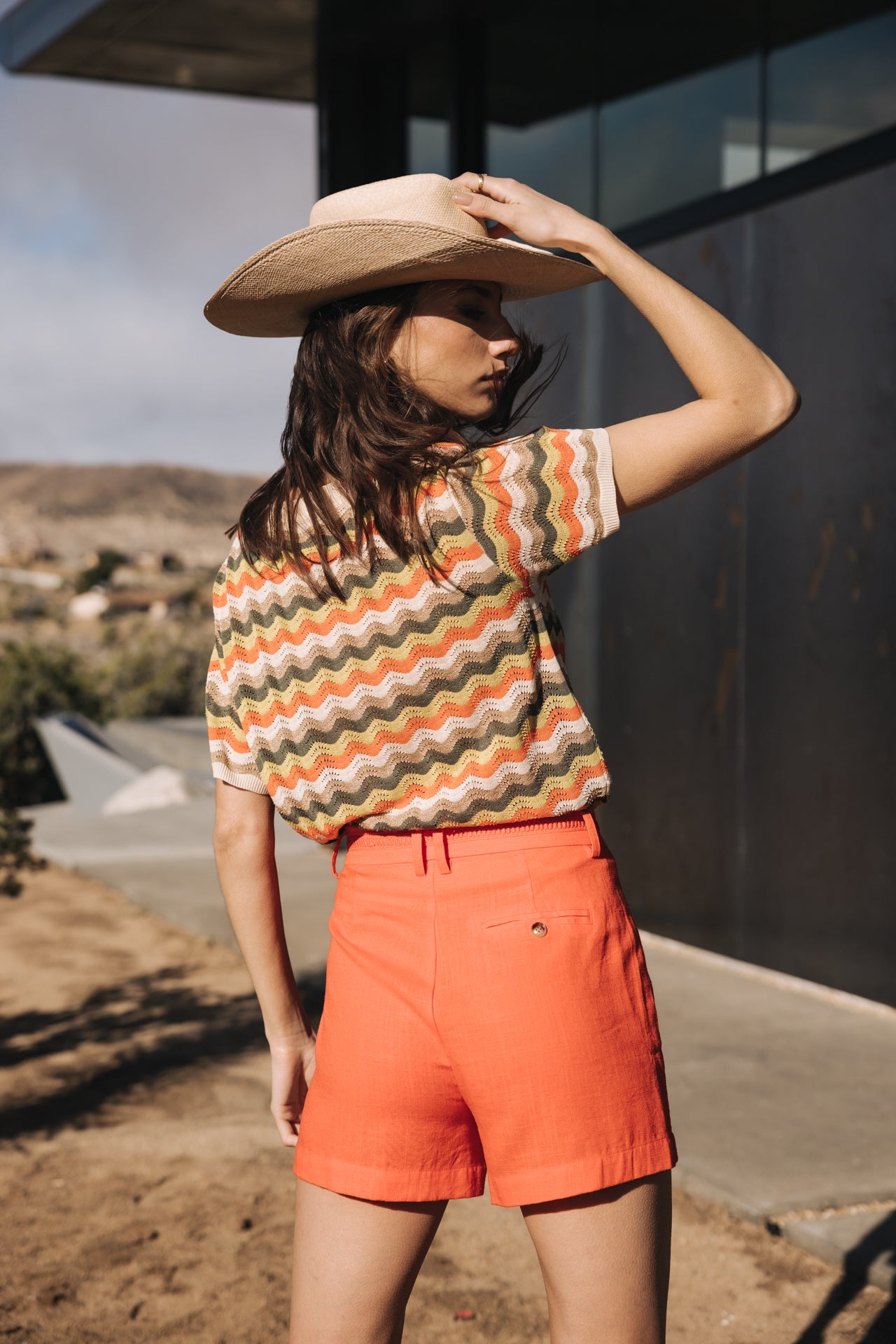 

Crochet T-shirt Woman Pelona Wavy green | Freeman T. Porter