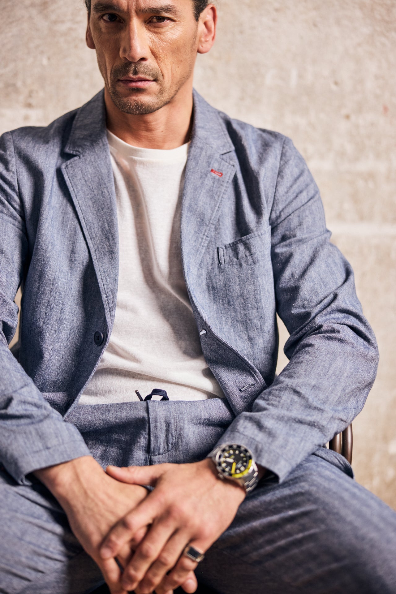   
            

Taillierter Blazer Mann Tomass Chevron ensign blue | Freeman T. Porter
          