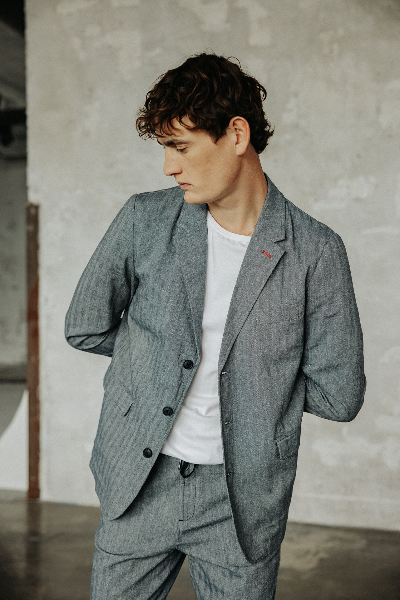 

Blazer cintré Homme Tomass Chevron ensign blue | Freeman T. Porter