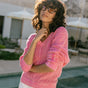 

Openwork sweater Woman Persiana Color Used fushia rose | Freeman T. Porter