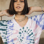 

T-shirt tie & dye Femme Philia Snail pink | Freeman T. Porter
