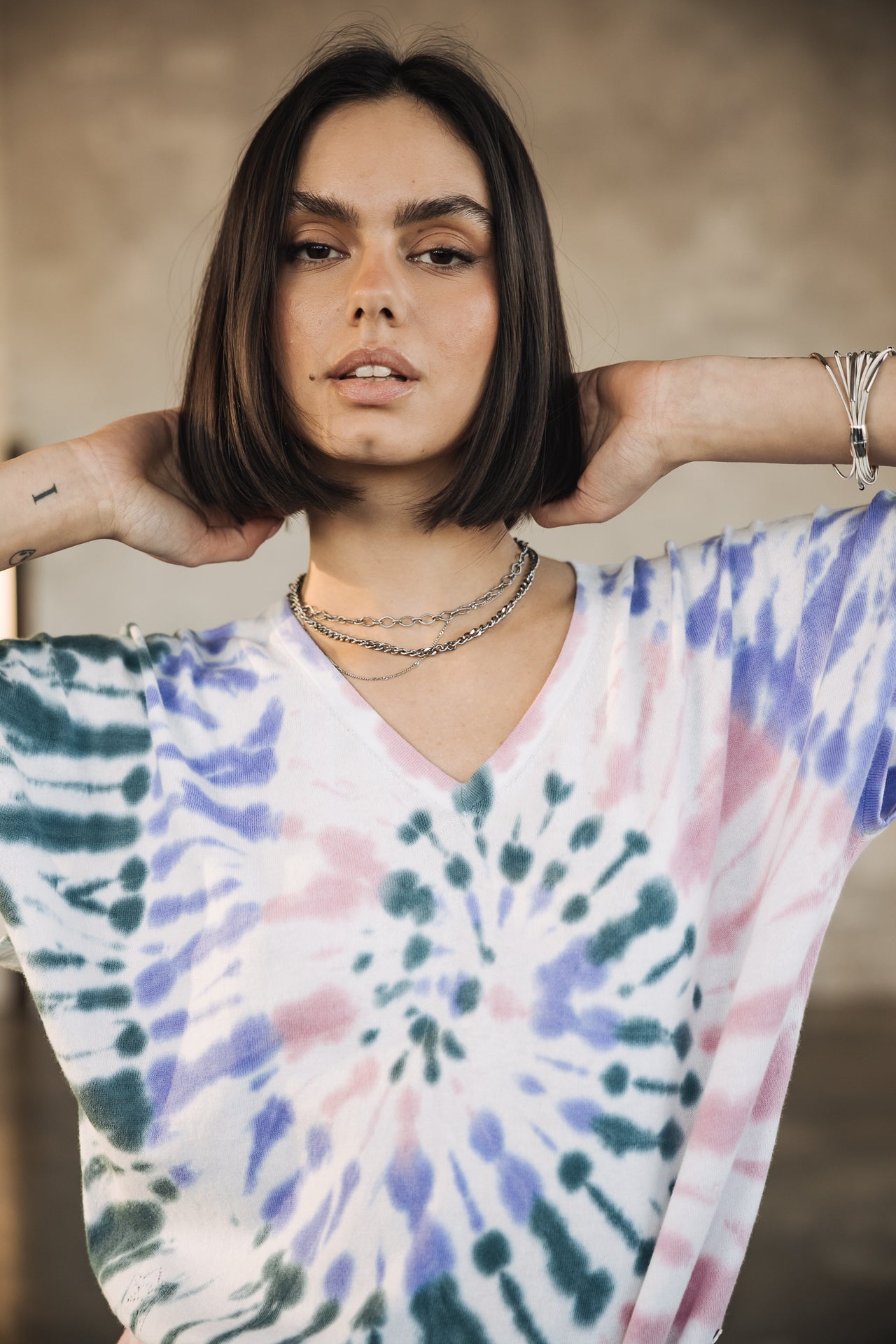   
            

T-shirt tie & dye Femme Philia Snail pink | Freeman T. Porter
          