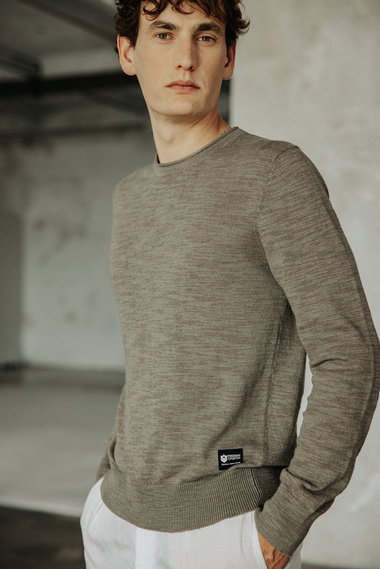 

Jersey de cuello redondo Hombre Solino Sluby overland trek | Freeman T. Porter