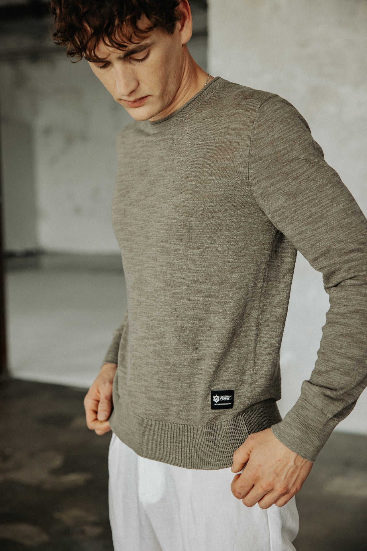 

Jersey de cuello redondo Hombre Solino Sluby overland trek | Freeman T. Porter