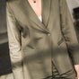 

Straight blazer Woman Bernie Polyneo Light four leaf clover | Freeman T. Porter