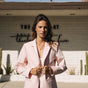 

Straight blazer Woman Bernie Polyneo Light light pink | Freeman T. Porter