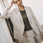 

Straight blazer Woman Bernie Polyneo Light beige | Freeman T. Porter