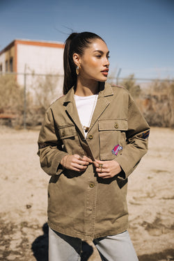 

Surchemise à patches Femme Venty Summer Patches light khaki | Freeman T. Porter