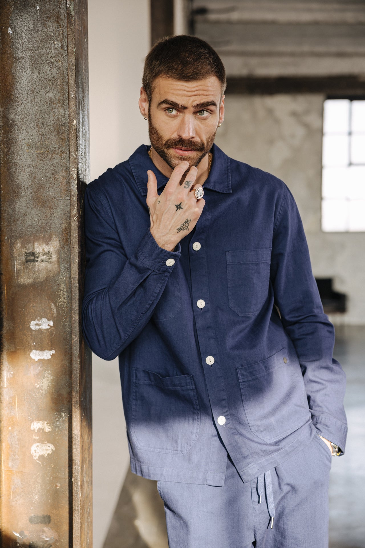   
            

Veste workwear Homme Barney Cot Slub blueprint | Freeman T. Porter
          