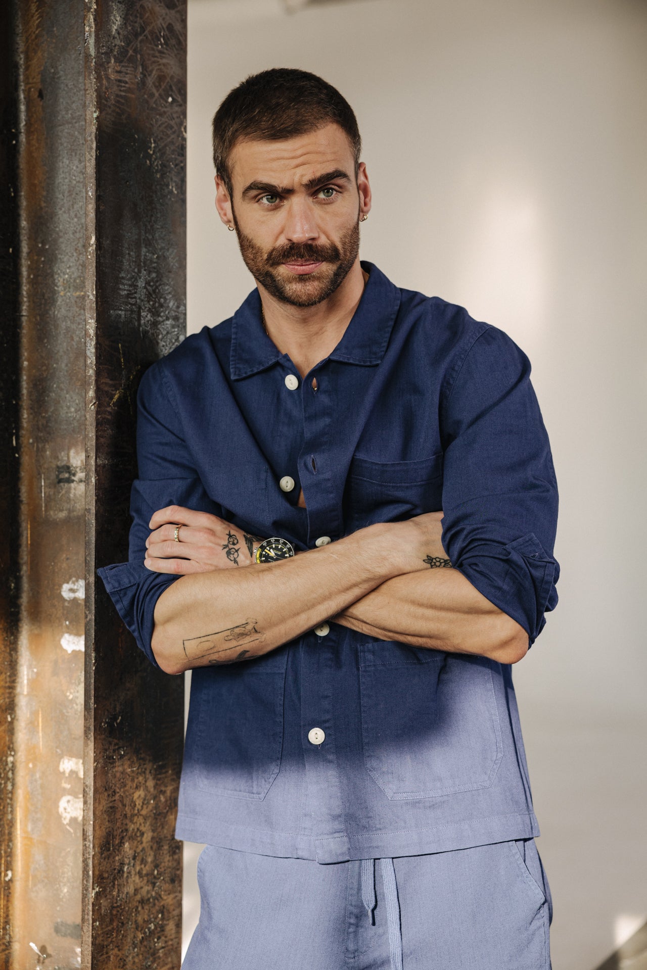

Veste workwear Homme Barney Cot Slub blueprint | Freeman T. Porter