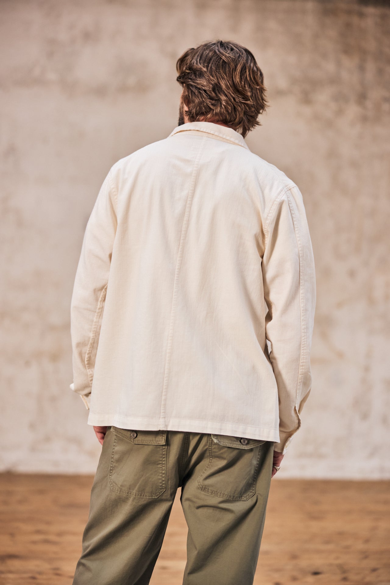 

Veste workwear Homme Barney Cot Slub light gray | Freeman T. Porter