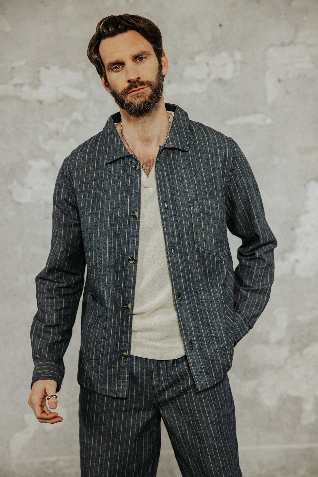   
            

Veste workwear Homme Barney Zappy indigo | Freeman T. Porter
          