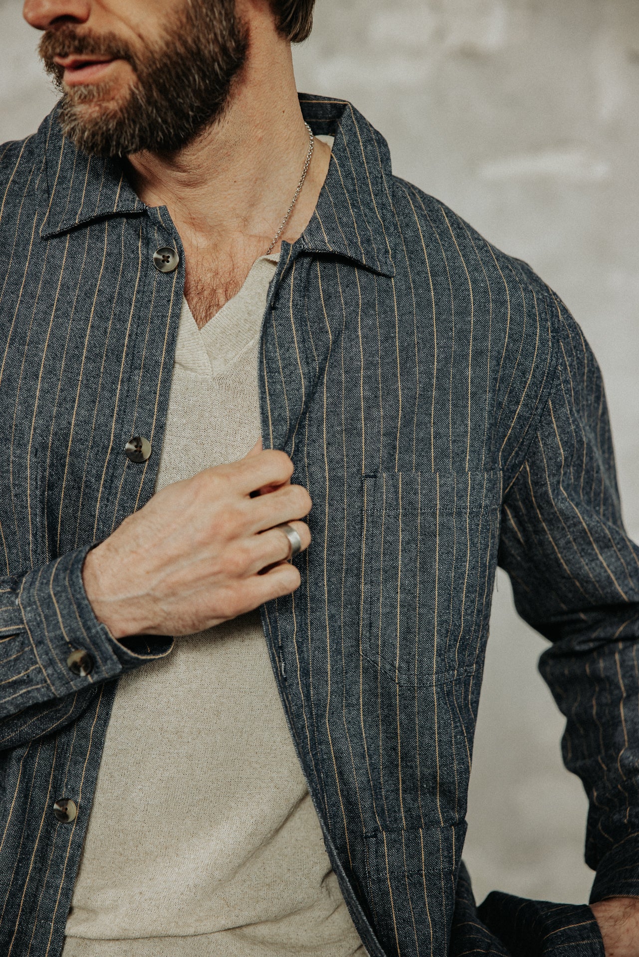 
              

Veste workwear Homme Barney Zappy indigo | Freeman T. Porter
            