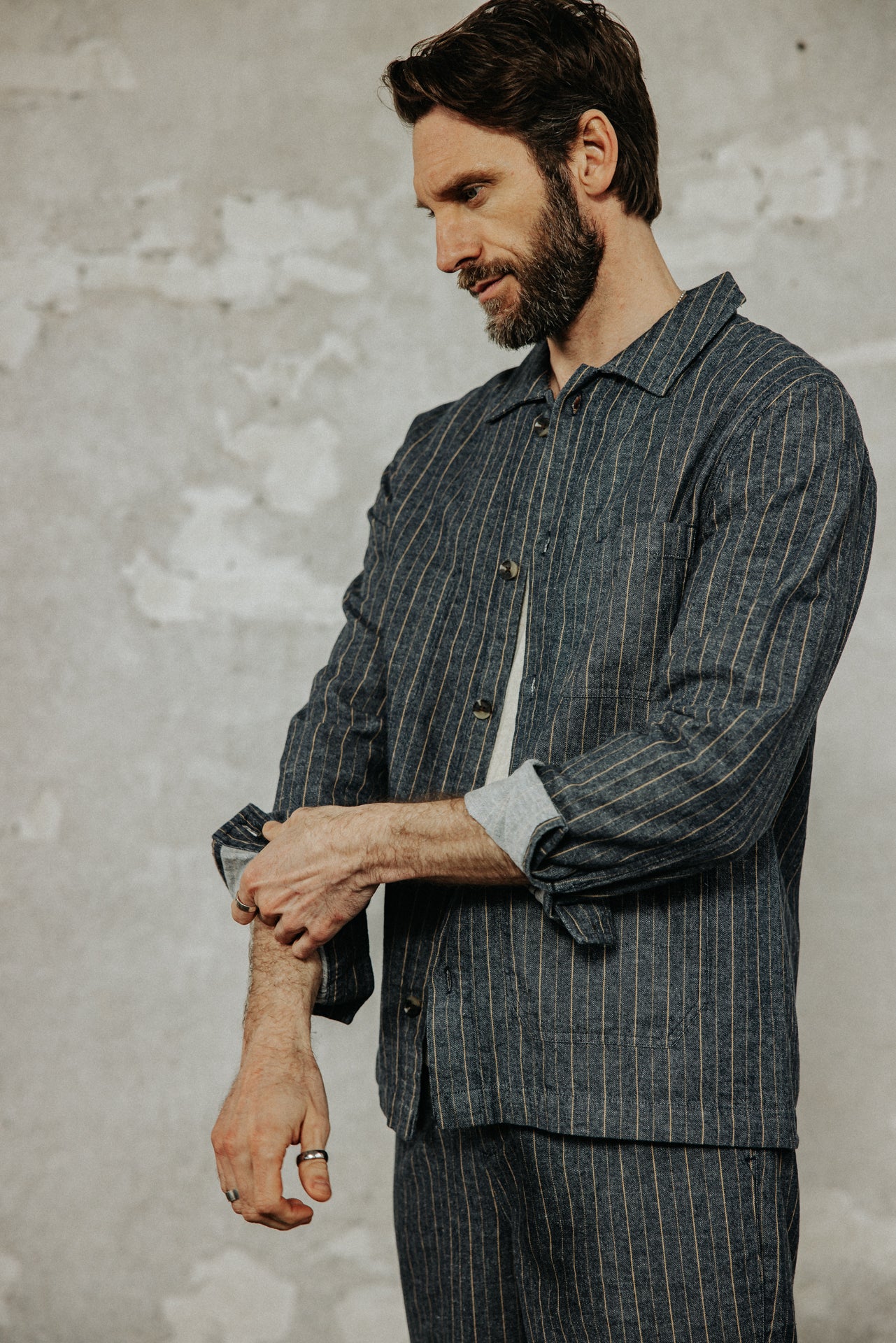 

Veste workwear Homme Barney Zappy indigo | Freeman T. Porter