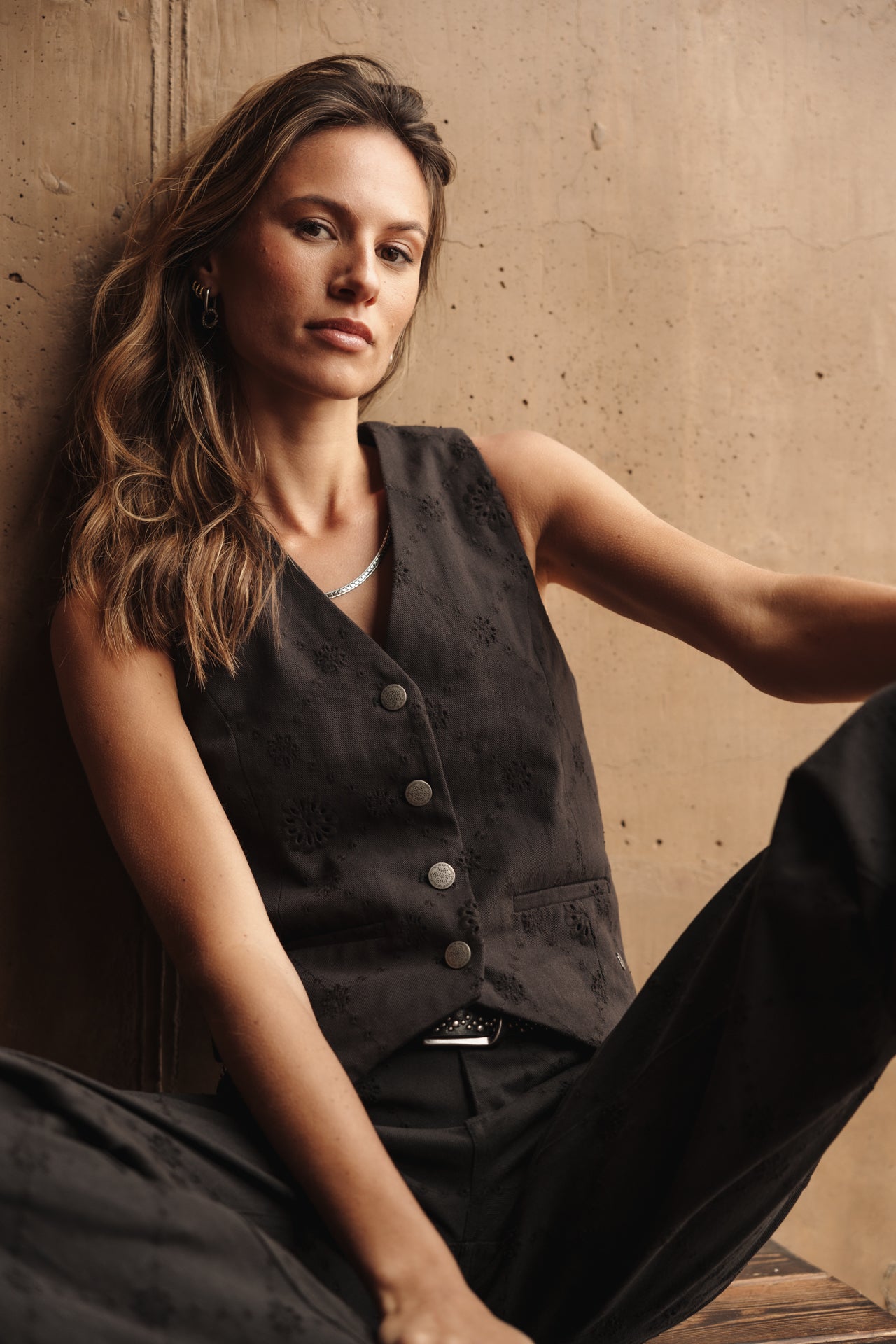 

Suit vest Woman Sofia Boheme black | Freeman T. Porter