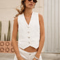 

Suit vest Woman Sofia Boheme bright white | Freeman T. Porter