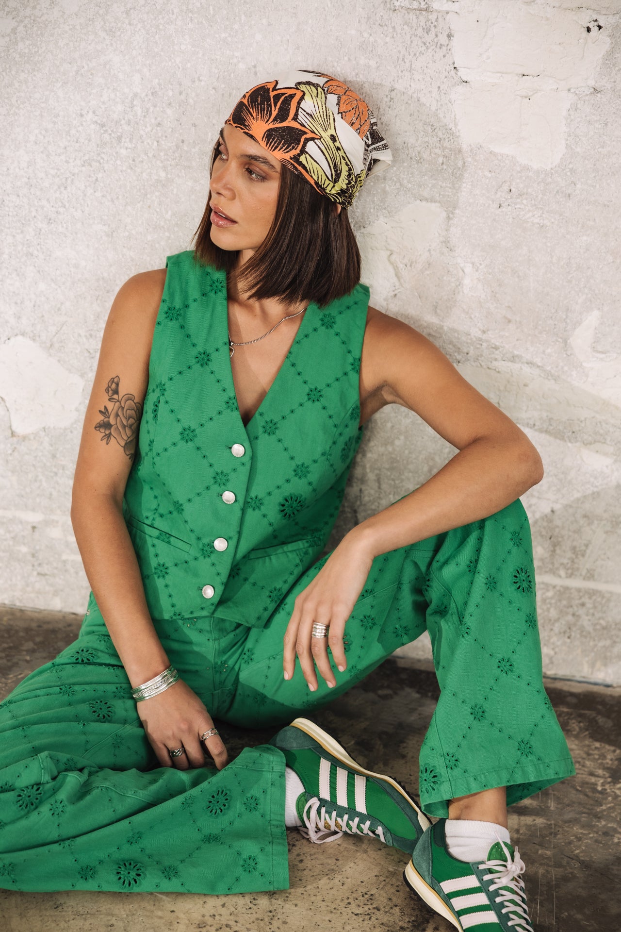

Gilet de costume Femme Sofia Boheme jolly green | Freeman T. Porter