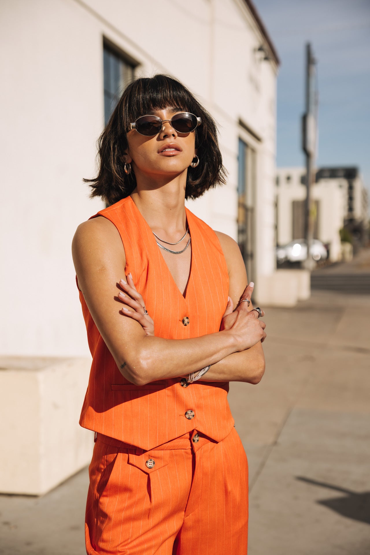 

Gilet de costume Femme Sofia Cairo tigerlily | Freeman T. Porter
