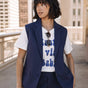 

Blazer sans manches Femme Sandra Polyneo Light indigo | Freeman T. Porter