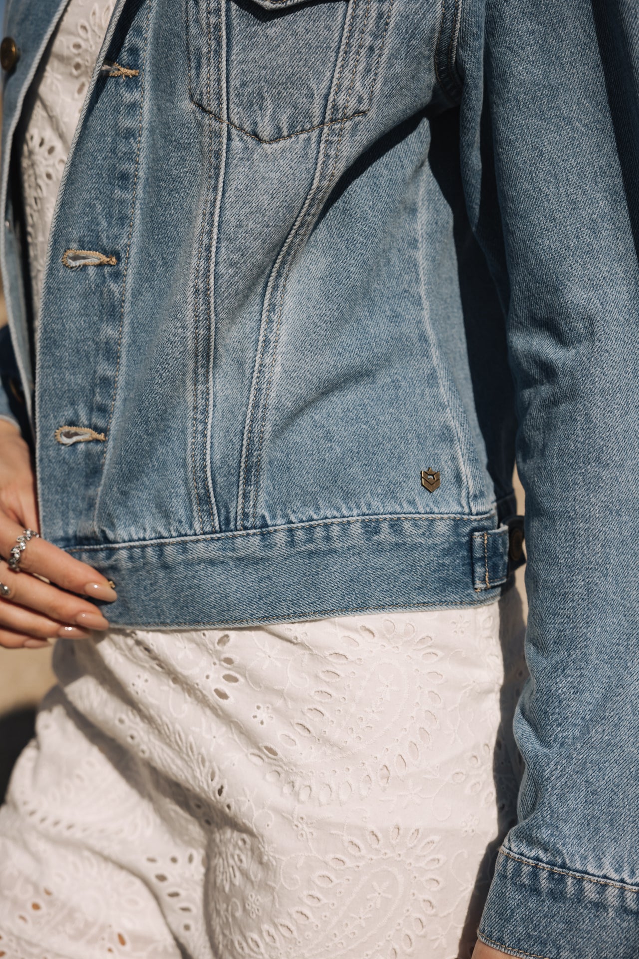 

Veste en denim Femme Amber Denim jaori | Freeman T. Porter