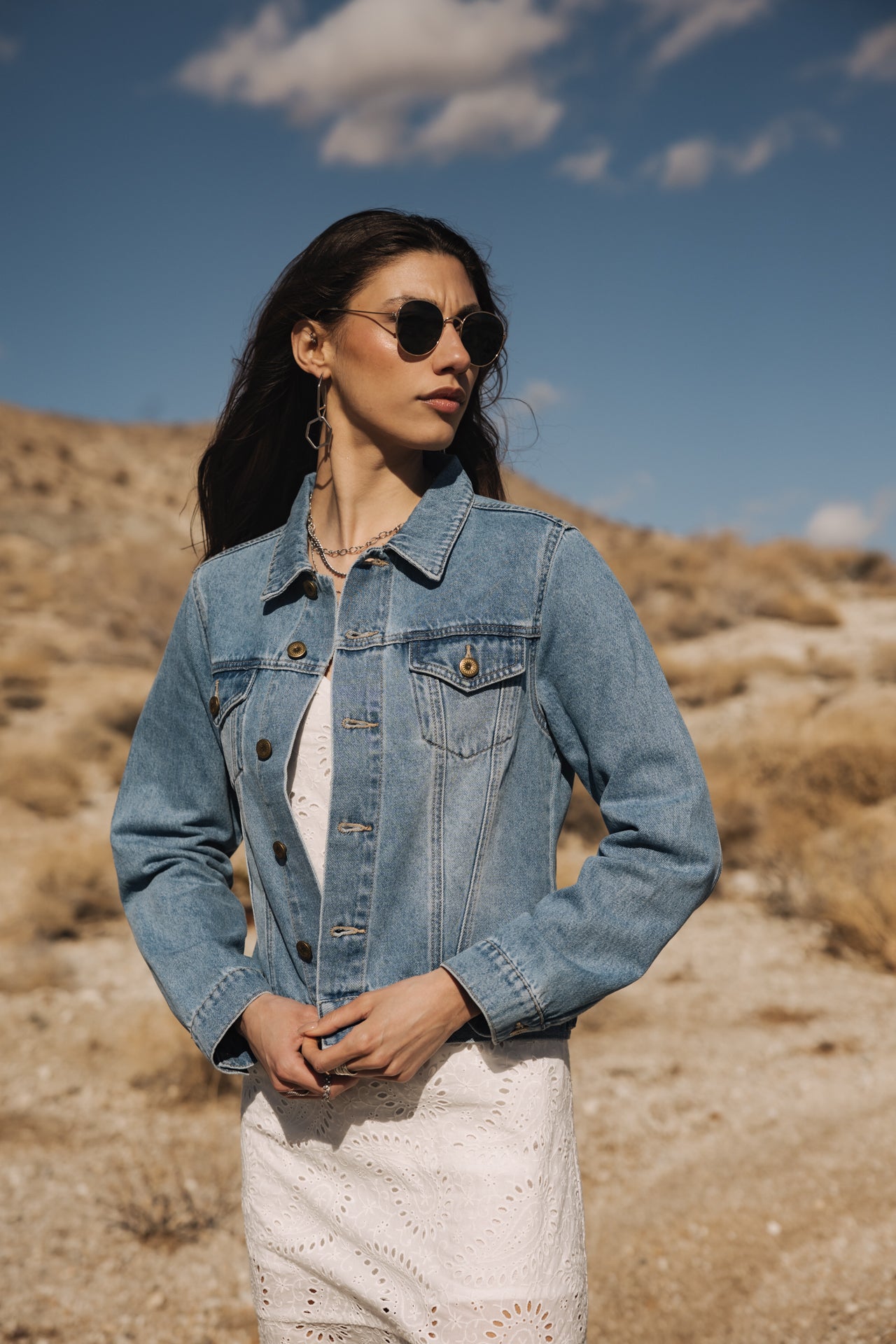 

Veste en denim Femme Amber Denim jaori | Freeman T. Porter