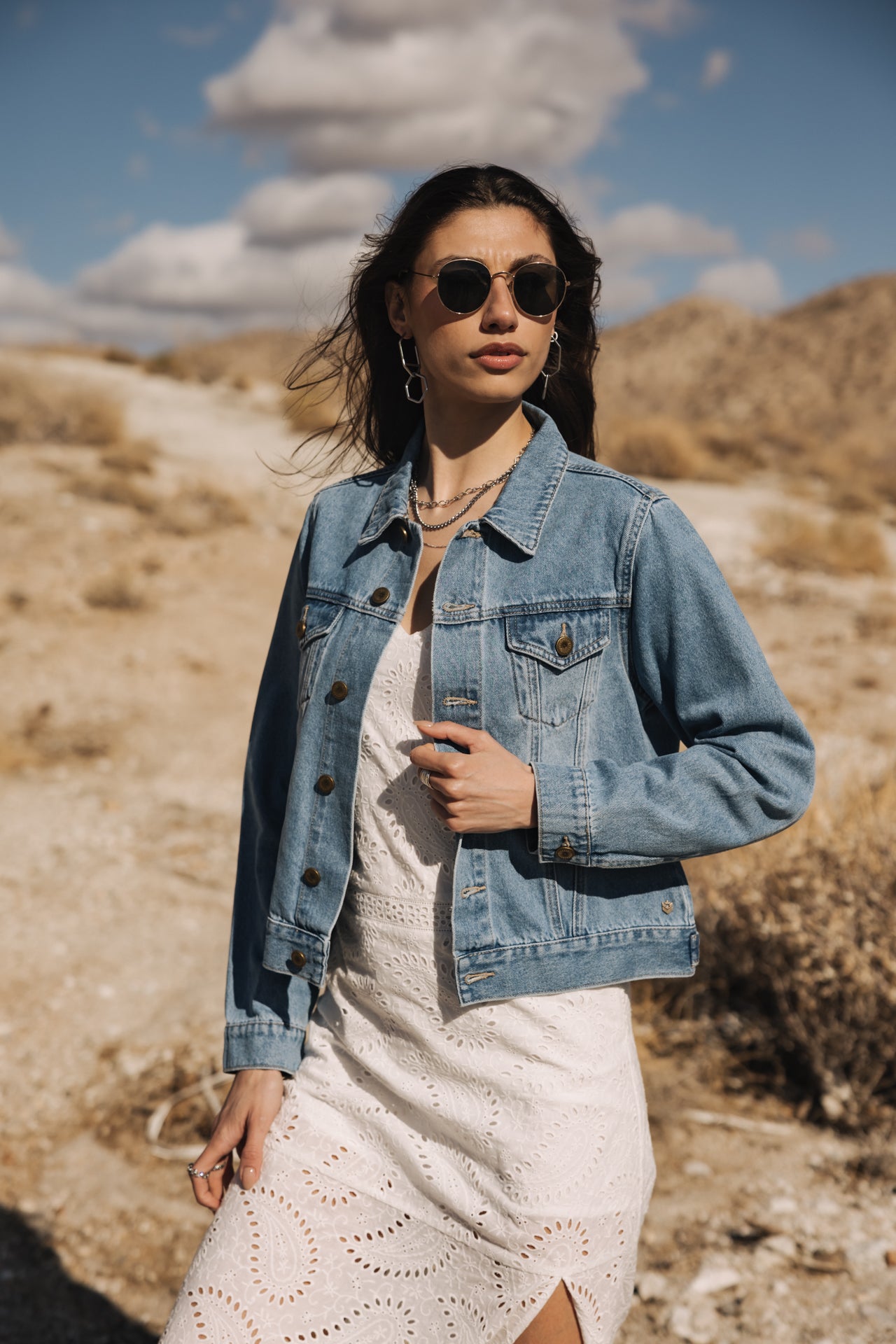 

Veste en denim Femme Amber Denim jaori | Freeman T. Porter