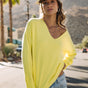 

Pullover mit V-Ausschnitt Frau Isabel Summer flashy yellow | Freeman T. Porter