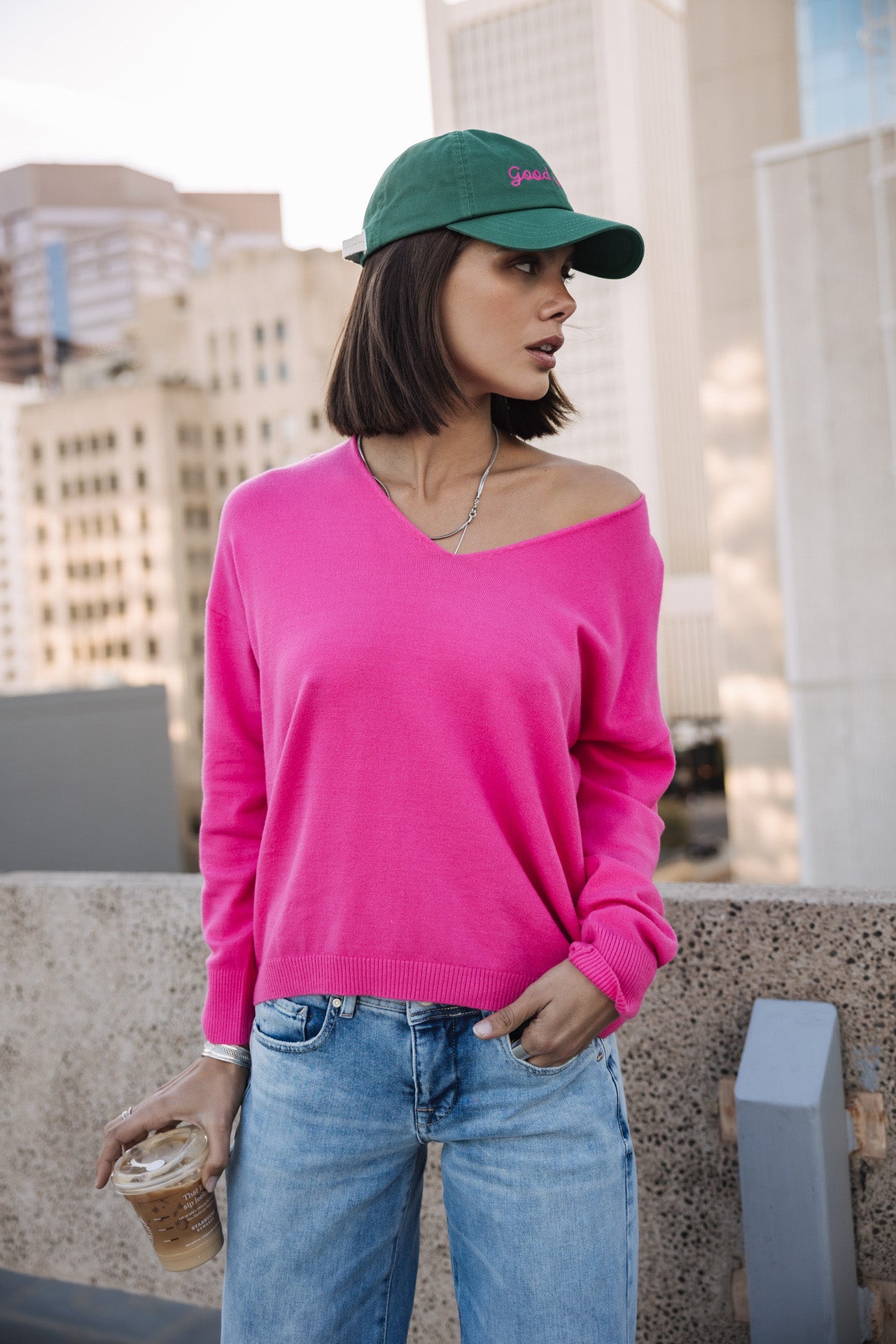   
            

Pull col V Femme Isabel Summer electric fushia | Freeman T. Porter
          