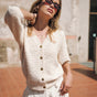 

Knitted cardigan Woman Goldine off white | Freeman T. Porter