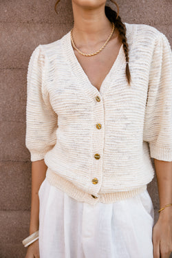 

Strickjacke Damen Goldine off white | Freeman T. Porter