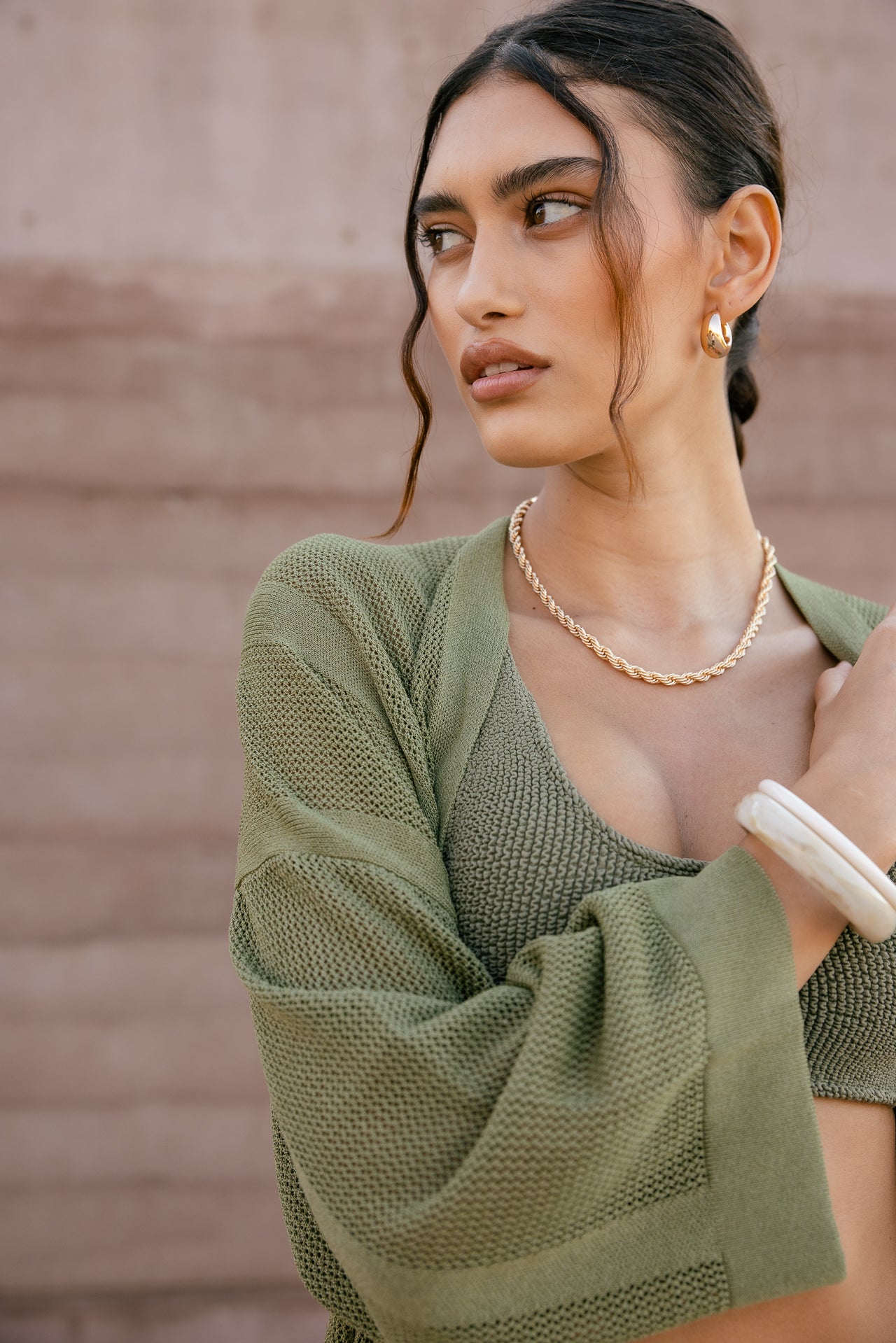 
              

Langer Kimono Damen Gidris deep lichen green | Freeman T. Porter
            