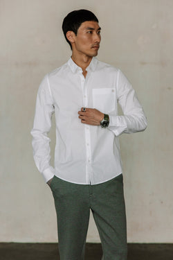 

Chemise straight Homme Jeremiah Pop Stretch white | Freeman T. Porter