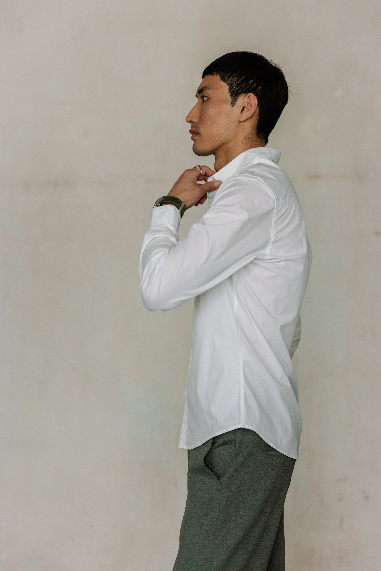 

Straight Shirt Mann Jeremiah Pop Stretch white | Freeman T. Porter