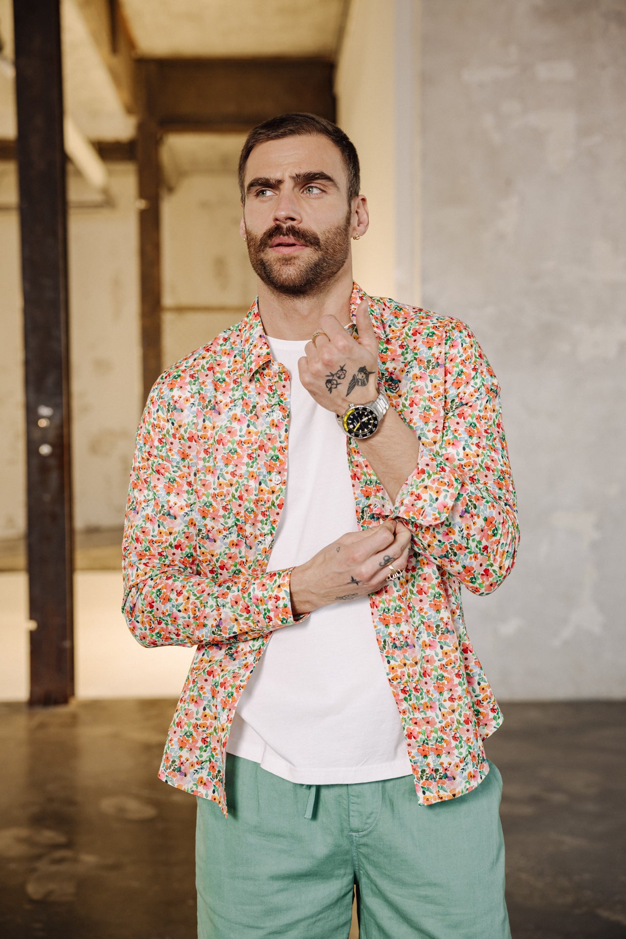 

Camisa entallada Hombres Yoris Prados original | Freeman T. Porter