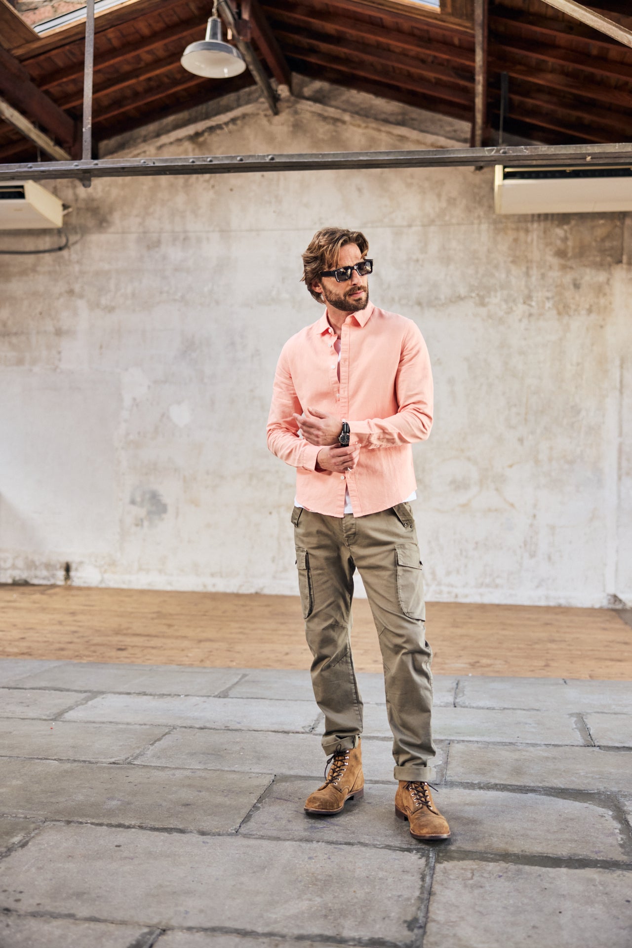 
              

Eng anliegendes Hemd Mann Yoris Swindown dusty pink | Freeman T. Porter
            
