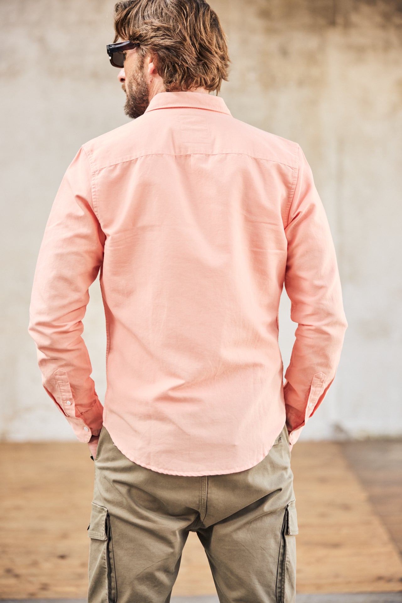 

Eng anliegendes Hemd Mann Yoris Swindown dusty pink | Freeman T. Porter