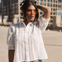 

Camisa anglaise bordada Mujer Cresia white | Freeman T. Porter