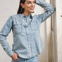 

Studded shirt Woman Irina Denim wenit light | Freeman T. Porter
