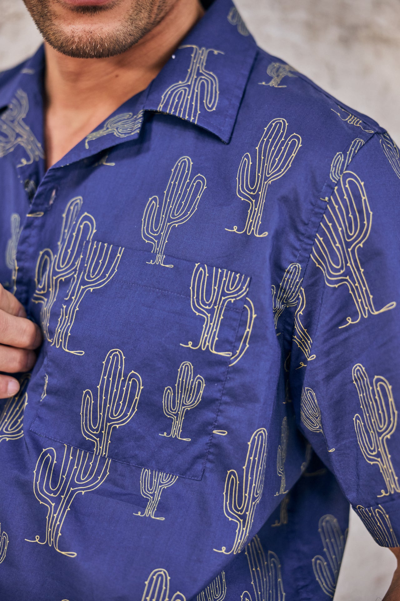 chemise imprimée cactus