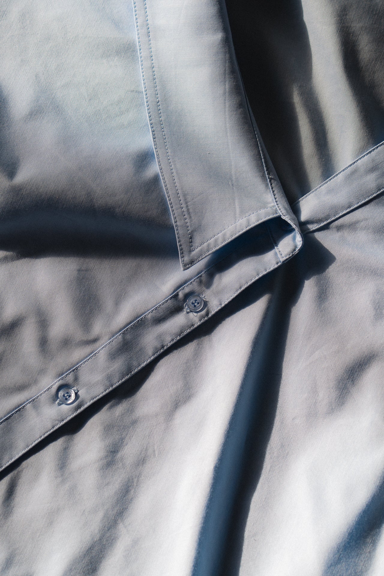 

Asymmetrisches Hemd Frau Hazel Poplin xenon blue | Freeman T. Porter